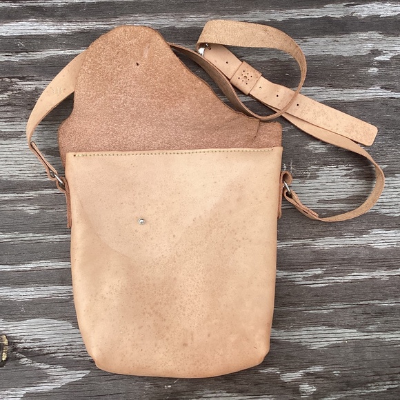 NEW Anthropologie RETRO crossbody bag LEATHER - Picture 3 of 4